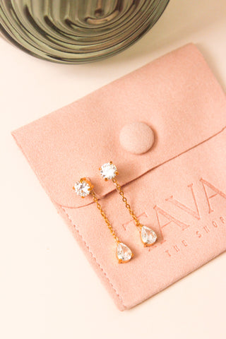 Becky: Clip-On Resin Earrings