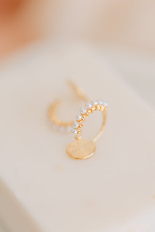 Camille: Gold Clip-On Earring