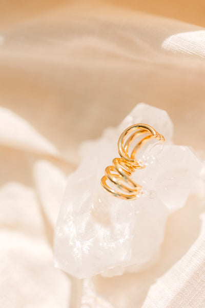 Molly: Gold Clip-On Earring