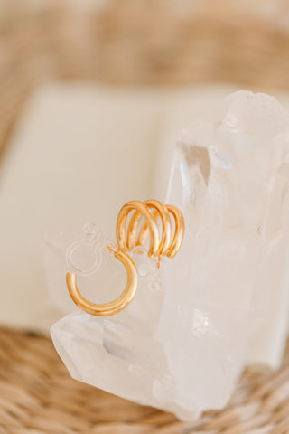 Molly: Gold Clip-On Earring
