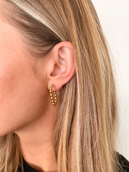 Blair - Gold Clip-On Earrings