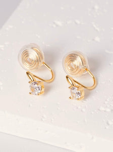 Emma: Gold Press-On, Clip-On Earring