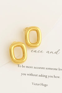Penelope: Gold Press-On, Clip-On Earring