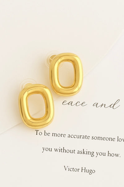 Penelope: Gold Press-On, Clip-On Earring