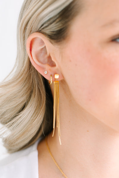 Gigi: Gold Clip-On Earrings