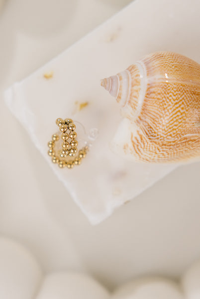 Hope: 10mm Gold Clip-On Earrings