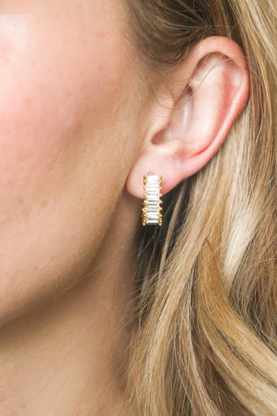 Victoria: Gold Clip-On Earring 18mm *LIMITED*