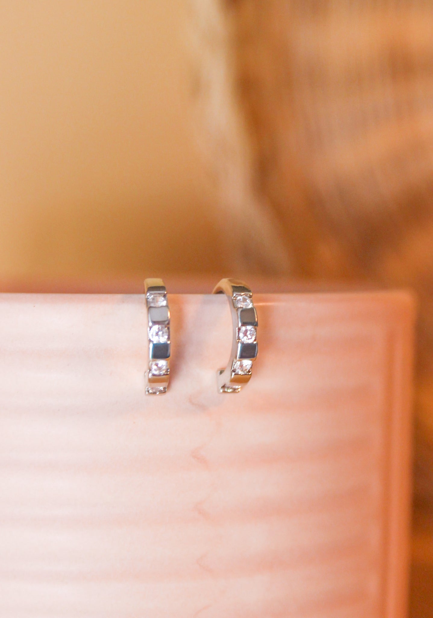 Shannon: Silver Clip-On Earring