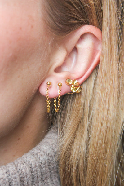 Lauren: Clip-On Resin Earrings