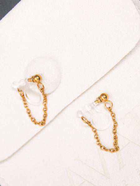 Lauren: Clip-On Resin Earrings