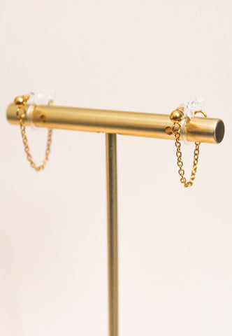 Lauren: Clip-On Resin Earrings