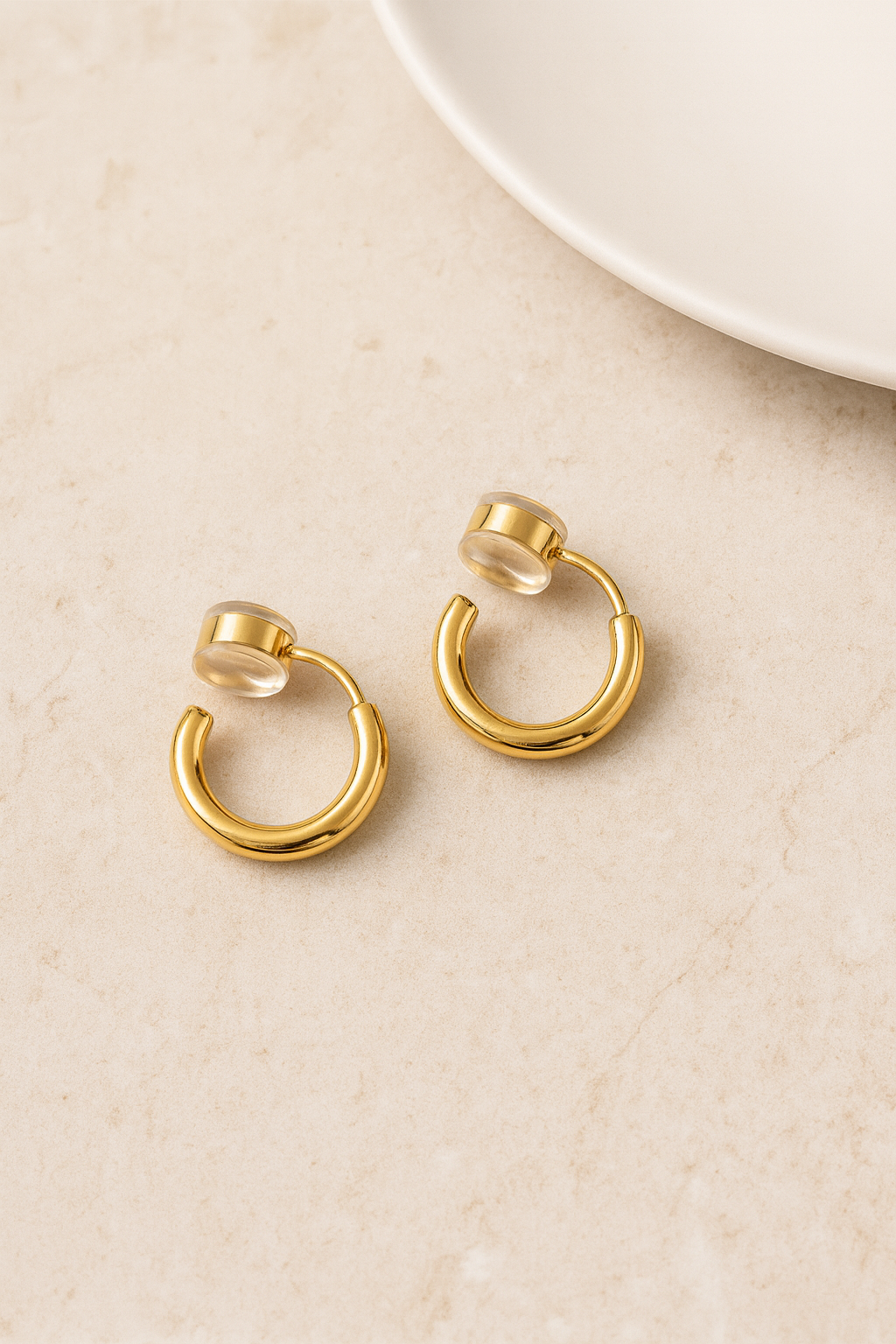 Sabrina: Gold Clip-On Earring (10mm)