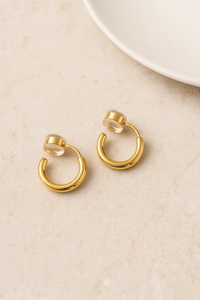Sabrina: Gold Clip-On Earring (10mm)
