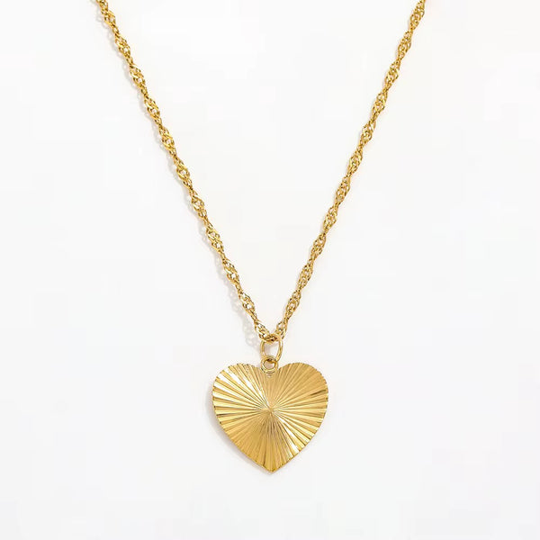 Terry: Heart Drop Necklace