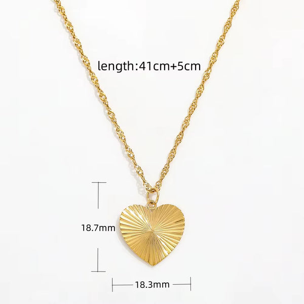 Terry: Heart Drop Necklace