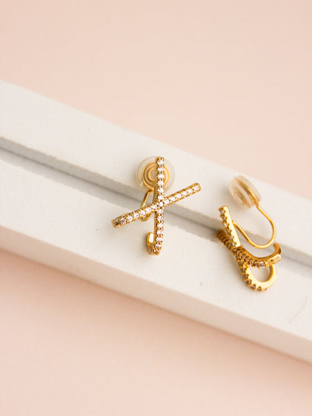 Millie: Gold Clip-On Earring