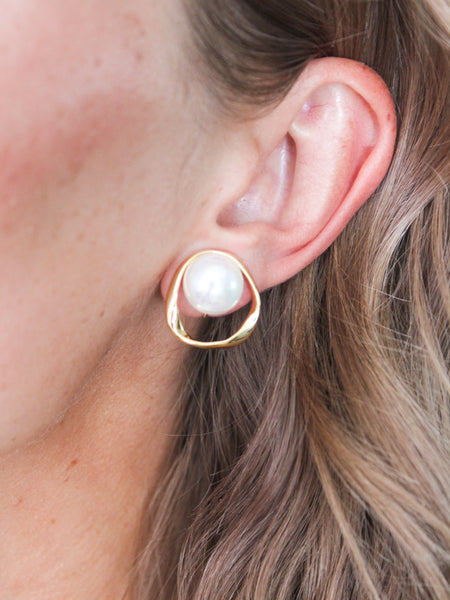 Clara: Gold Clip-On Earring