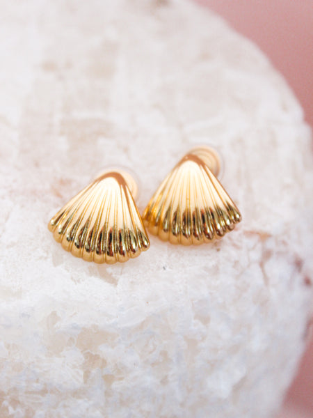 Elena: Gold Clip-On Earring