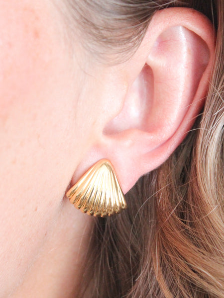 Elena: Gold Clip-On Earring