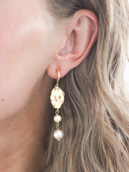 Dana: Gold Clip-On Earring