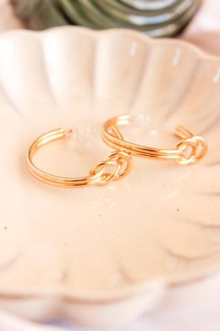 Eden: Gold Clip-On Earring 27mm