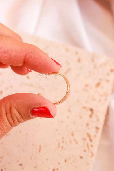 Harper: Gold Clip-On Earring 20mm