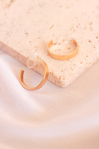 Harper: Gold Clip-On Earring 20mm