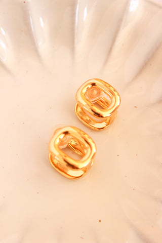 Penelope: Gold Press-On, Clip-On Earring