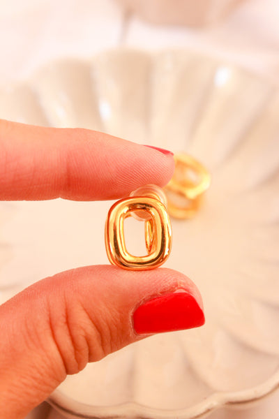 Penelope: Gold Press-On, Clip-On Earring