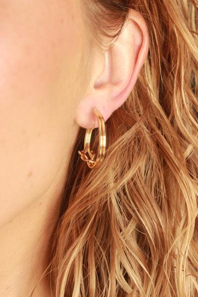 Eden: Gold Clip-On Earring 27mm