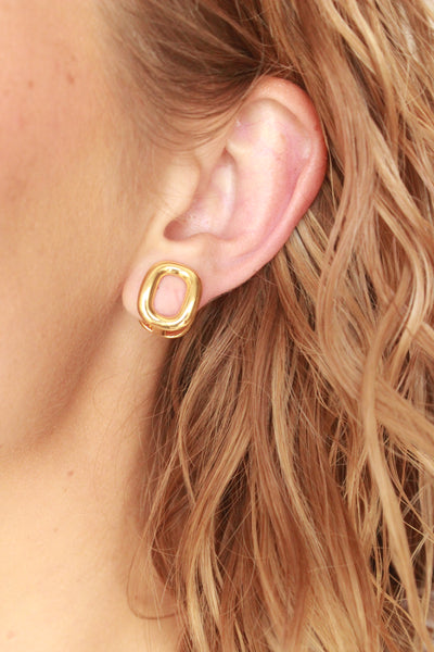 Penelope: Gold Press-On, Clip-On Earring
