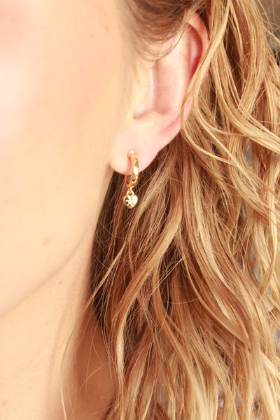 Brooklyn: Gold Press-on, Clip-On Earring
