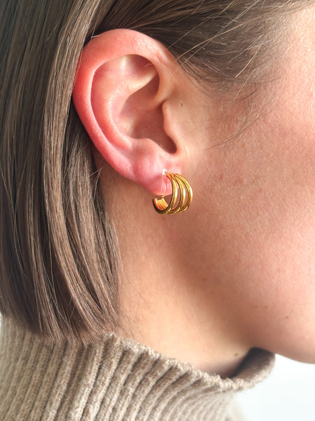 Molly: Gold Clip-On Earring