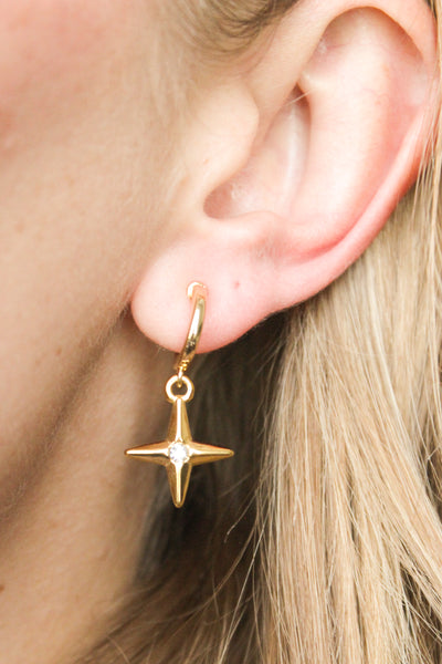 Katie: Gold Clip-On Earring