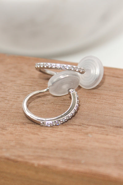 Kendall: Silver Clip-On Earring