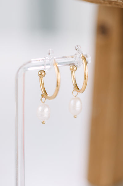 Pearl - Clip-On Earrings