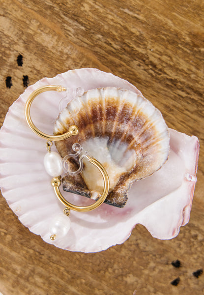 Pearl - Clip-On Earrings