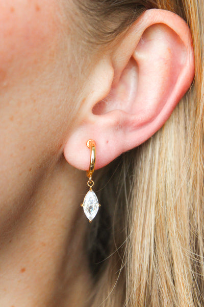 Rachel: Gold Clip-On Earring