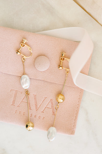 Sammie: Gold Clip-On Earring