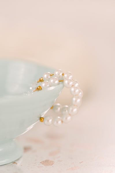 Sandy: 22MM Gold Clip-On Earrings
