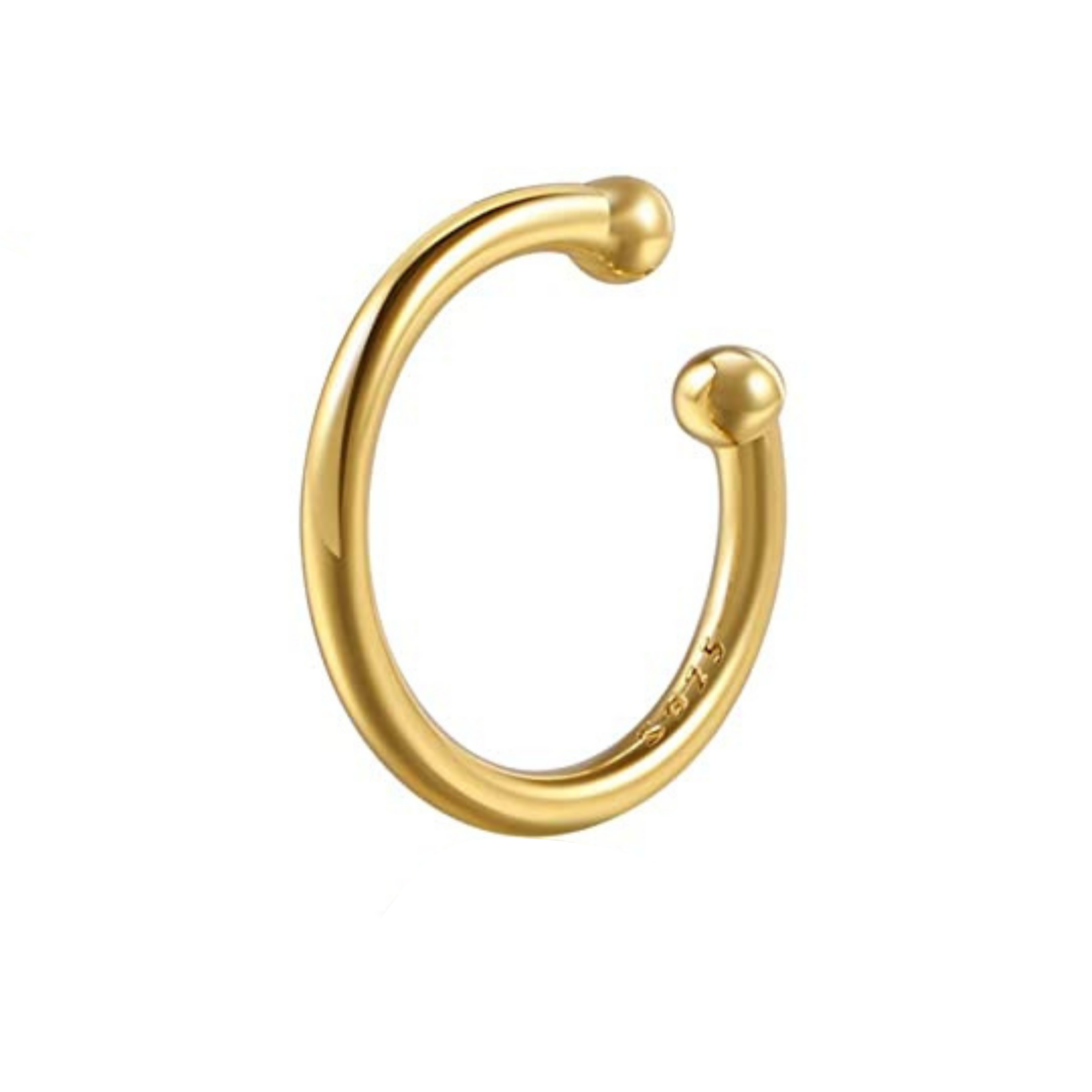 Gold Classic Hoop Ear Cuff