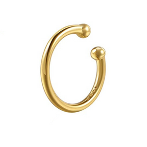 Gold Classic Hoop Ear Cuff