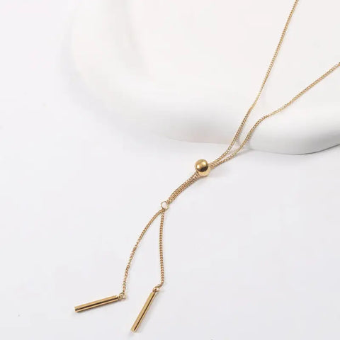 Tassel - Gold Necklace