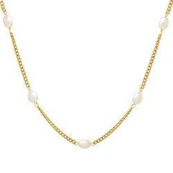 Pearl - Gold Necklace