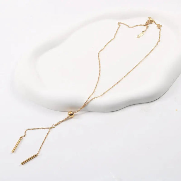 Tassel - Gold Necklace