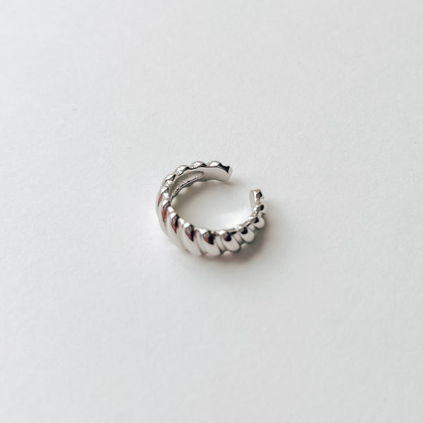 Kristie - Silver Ear Cuff
