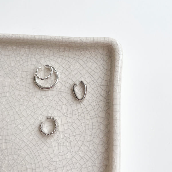 Olivia - Silver Ear Cuff
