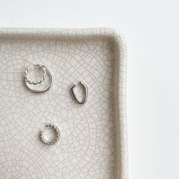 Kristie - Silver Ear Cuff