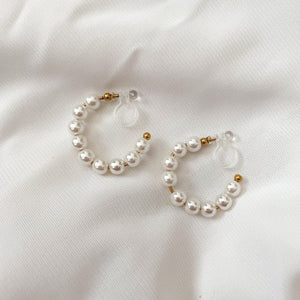 Sandy: 22MM Gold Clip-On Earrings