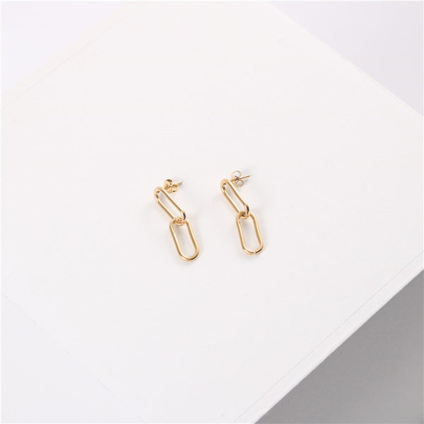 Pepper: Gold Clip-On Earrings